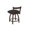 Holland Bar Stool Co 18" Low Back Swivel Vanity Stool, Bronze Finish, Graph Anchor Seat 82118BZ014 - alternate 4